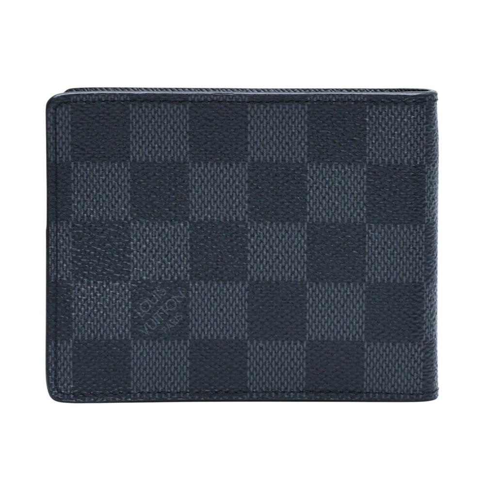 極美品 LOUIS VUITTON ルイヴィトン 財布 ポルトフォイユパンス N41623 ダミエグラフィット ブラック 中古 4a002857