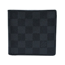 画像をギャラリービューアに読み込む, LOUIS VUITTON ルイヴィトン 財布 ポルトフォイユマルコ N63336 ダミエグラフィット ブラック 美品 中古 4a002856