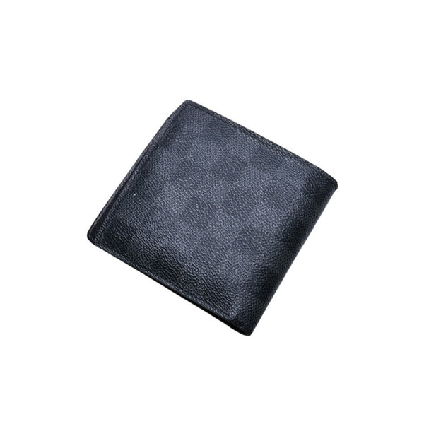 LOUIS VUITTON ルイヴィトン 財布 ポルトフォイユマルコ N63336 ダミエグラフィット ブラック 美品 中古 4a002856