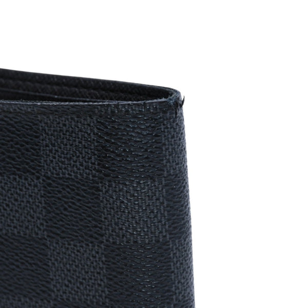 LOUIS VUITTON ルイヴィトン 財布 ポルトフォイユマルコ N63336 ダミエグラフィット ブラック 美品 中古 4a002856