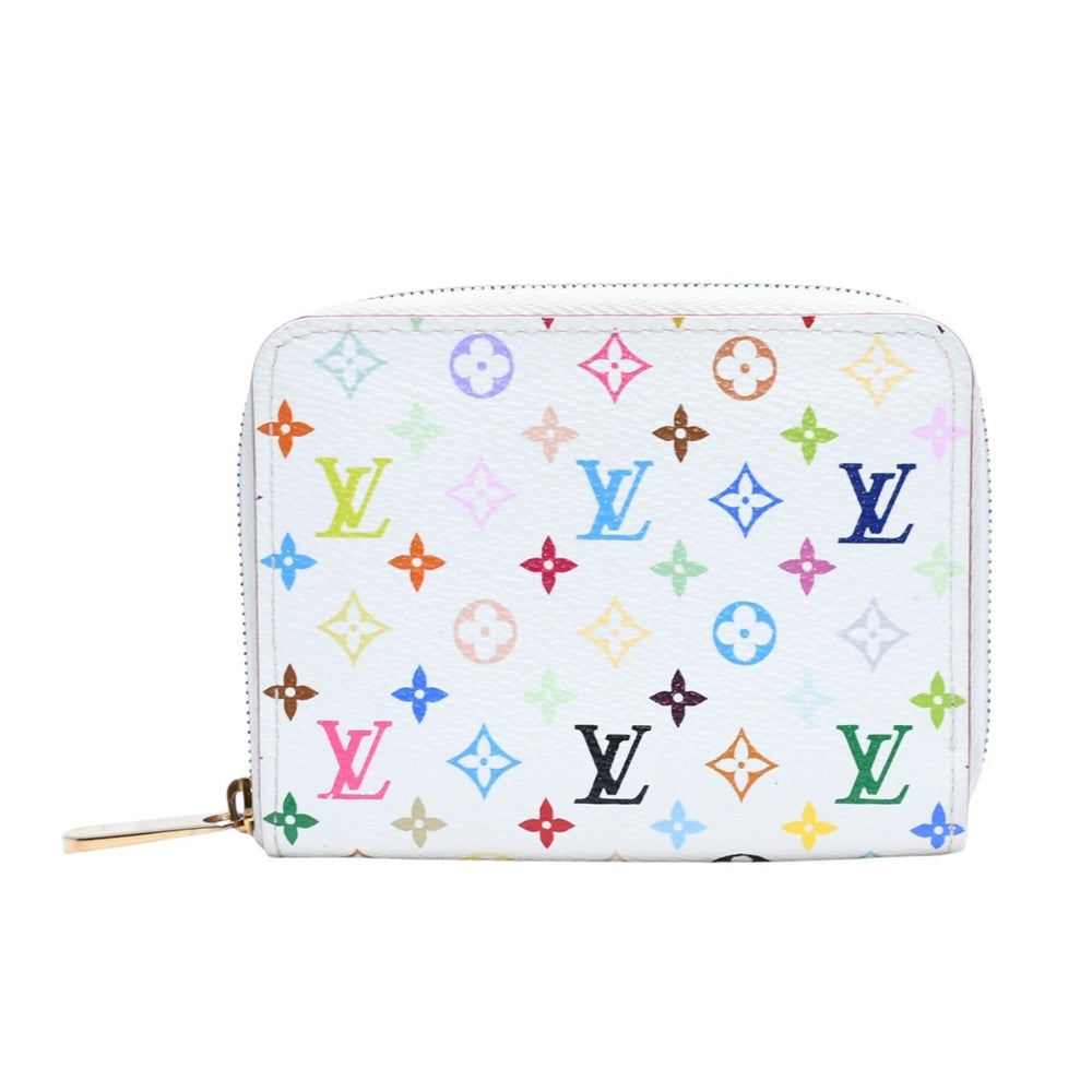 LOUIS VUITTON LV Zippy Coin Purse Takashi Murakami M93741 Coin Case Multicolor Good Condition Used 4a002845