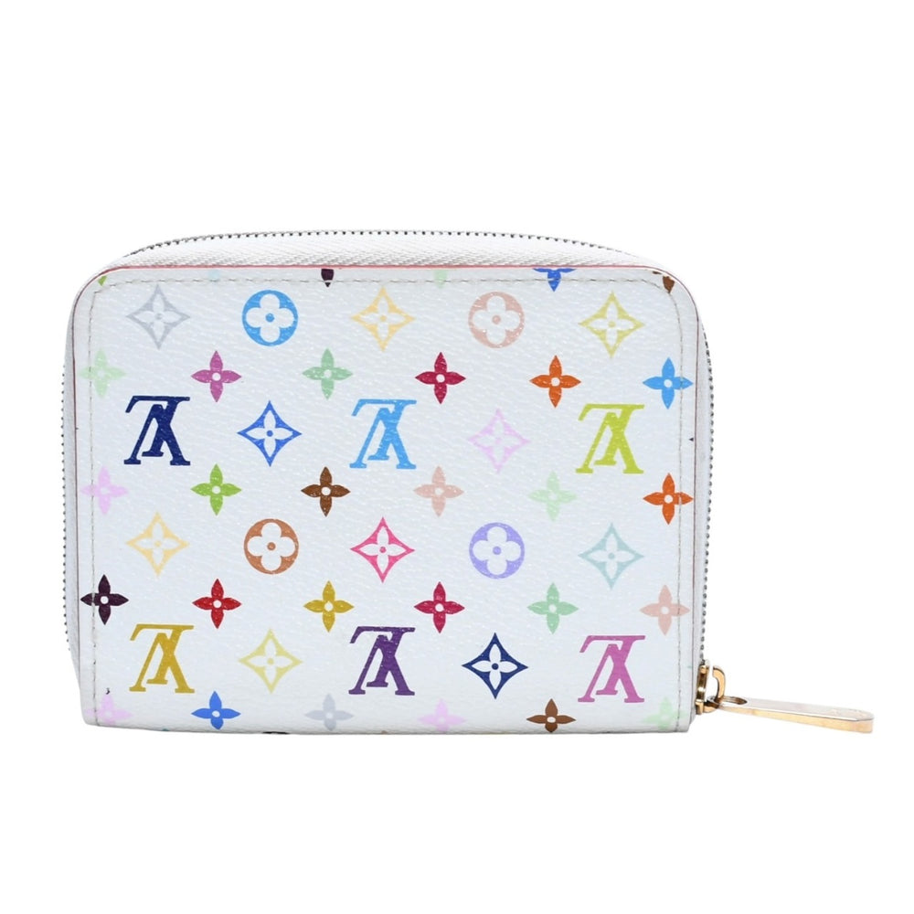 LOUIS VUITTON LV Zippy Coin Purse Takashi Murakami M93741 Coin Case Multicolor Good Condition Used 4a002845