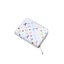 画像をギャラリービューアに読み込む, LOUIS VUITTON ルイヴィトン LV ジッピーコインパース 村上隆 M93741 コインケース マルチカラー 美品 中古 4a002845