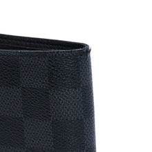 画像をギャラリービューアに読み込む, LOUIS VUITTON ルイヴィトン 財布 ポルトフォイユマルコ N63336 ダミエグラフィット ブラック 美品 中古 4a002856