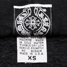 Load image into Gallery viewer, CHROME HEARTS クロムハーツ ジップアップフーディー サイズXS フローラルクロス CHプラス ダガー ブラック 美品 中古 4a002867