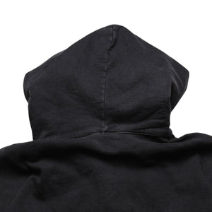 CHROME HEARTS クロムハーツ ジップアップフーディー サイズXS フローラルクロス CHプラス ダガー ブラック 美品 中古 4a002867