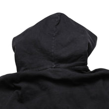 Load image into Gallery viewer, CHROME HEARTS クロムハーツ ジップアップフーディー サイズXS フローラルクロス CHプラス ダガー ブラック 美品 中古 4a002867
