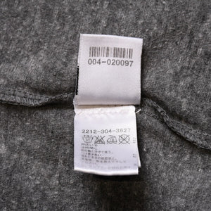 CHROME HEARTS クロムハーツ Vネック 半袖Tシャツ サイズL ホースシュー オールドイングリッシュロゴ スター 霜降りグレー 美品 中古 4a002861