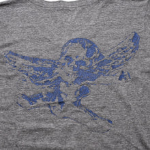 画像をギャラリービューアに読み込む, CHROME HEARTS クロムハーツ × FOTI フォティ ミスラーレン Vネック半袖Tシャツ サイズL ジャービス ラメ 霜降りグレー 美品 中古 4a002862