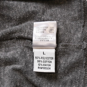 CHROME HEARTS クロムハーツ × FOTI フォティ ミスラーレン Vネック半袖Tシャツ サイズL ジャービス ラメ 霜降りグレー 美品 中古 4a002862