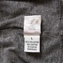 画像をギャラリービューアに読み込む, CHROME HEARTS クロムハーツ × FOTI フォティ ミスラーレン Vネック半袖Tシャツ サイズL ジャービス ラメ 霜降りグレー 美品 中古 4a002862
