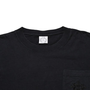 CHROME HEARTS クロムハーツ セメタリークロス 半袖Tシャツ サイズM スクロールラベルロゴ シングルステッチ ブラック 美品 中古 4a002865