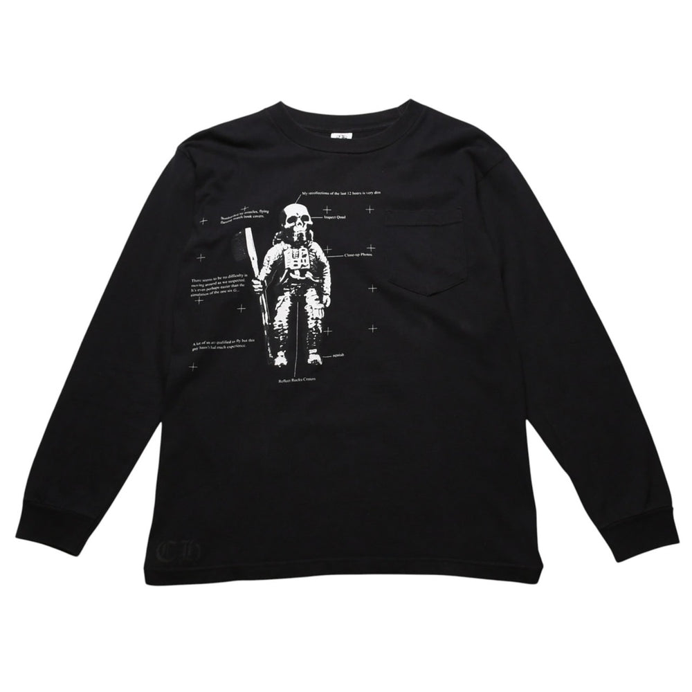 CHROME HEARTS クロムハーツ × FOTI フォティ 22SS JOE FOTI EXHIBITION 長袖Tシャツ サイズM ブラック 美品 中古 4a002864