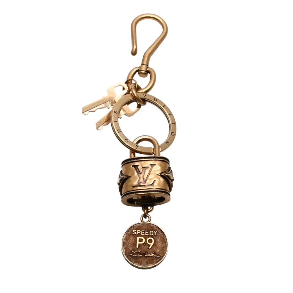 新品未使用 LOUIS VUITTON ルイヴィトン Lobster Charm ロブスター チャーム キーホルダー M03180 P9 パドロック 中古 4a002902