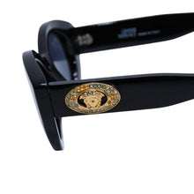 画像をギャラリービューアに読み込む, Gianni Versace ジャンニヴェルサーチ サングラス アイウェア 480/H 852 メデューサ ラインストーン メタル アセテート 美品 中古 4a002492
