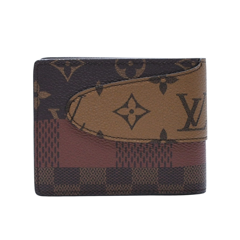 新品未使用 LOUIS VUITTON ルイヴィトン ポルトフォイユスレンダー 二つ折り財布 NIGO ファレルウィリアムス モノグラムランドスケープ モノグラムキャンバス M26012 中古 4a002476