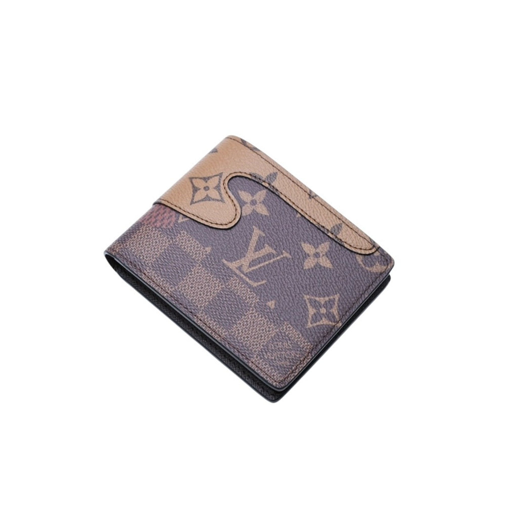 新品未使用 LOUIS VUITTON ルイヴィトン ポルトフォイユスレンダー 二つ折り財布 NIGO ファレルウィリアムス モノグラムランドスケープ モノグラムキャンバス M26012 中古 4a002476