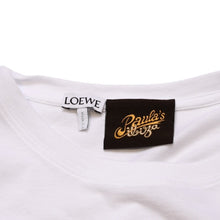 画像をギャラリービューアに読み込む, 極美品 LOEWE ロエベ Tシャツ 23SS Paula’s Ibiza プリント Tシャツ カットソー 半袖 白 ホワイト 中古 4a002594