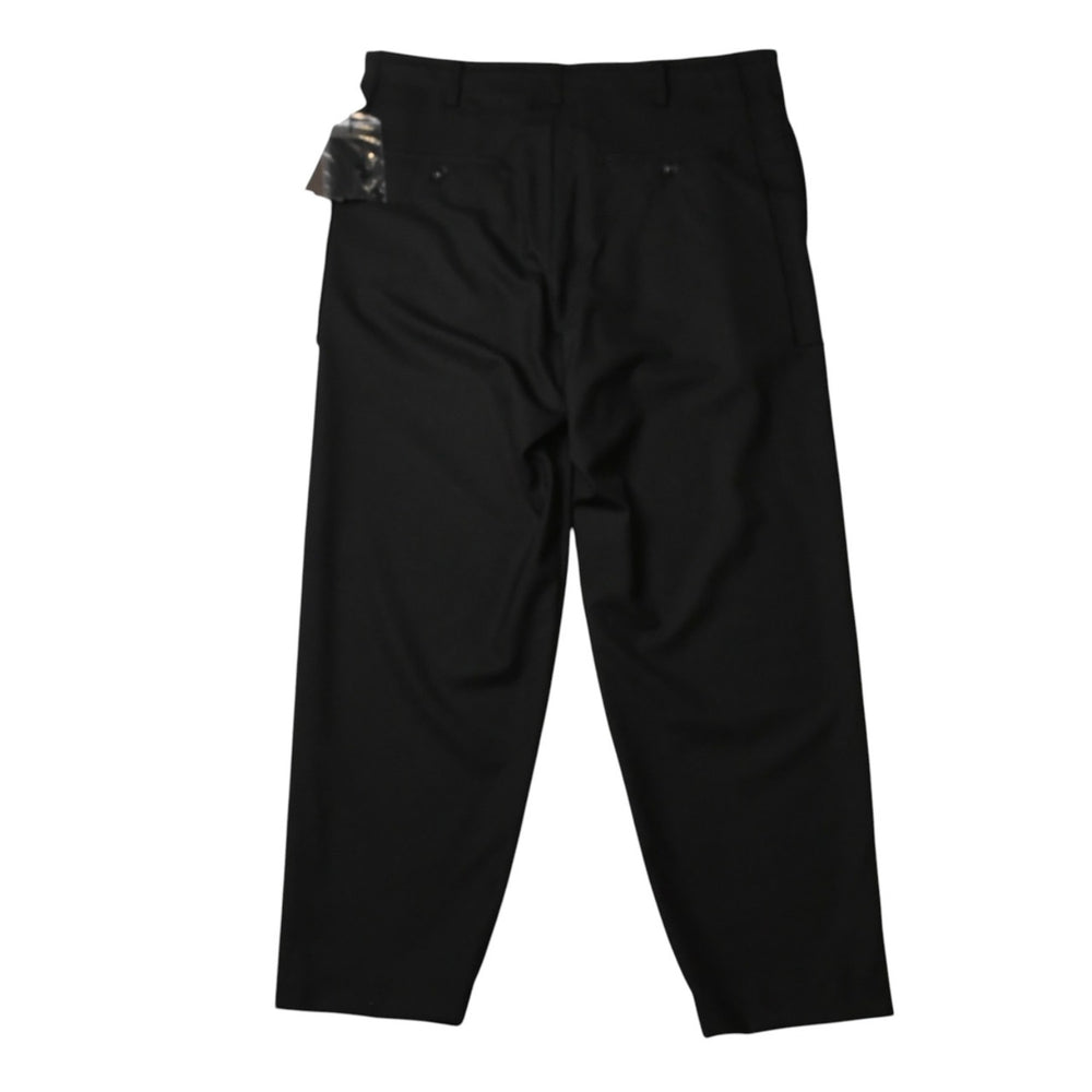 極美品 Y's BANG ON ワイズバングオン ワイズ ヨウジヤマモト ブラックパンツ カットオフ テーパード パンツ ウエスタン調 YK-P20-158 中古 4a002162