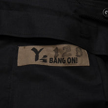 Load image into Gallery viewer, 極美品 Y's BANG ON ワイズバングオン ワイズ ヨウジヤマモト ブラックパンツ カットオフ テーパード パンツ ウエスタン調 YK-P20-158 中古 4a002162