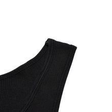 画像をギャラリービューアに読み込む, CHROME HEARTS クロムハーツ タンクトップ ノースリーブ サイズL ヴァインダガー オールドイングリッシュロゴ ブラック 美品 中古 4a002558