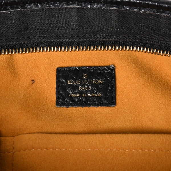 LOUIS VUITTON ルイヴィトン ネオカヴィ MM ハンドバッグ M95351 モノグラム デニム ブラック 2WAY ゴールド金具 美品 中古 4a002877
