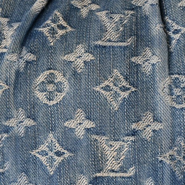 極美品 LOUIS VUITTON ルイヴィトン ハンドバッグ ネオカヴィGM M95350 モノグラムデニム ゴールド金具 中古 4a003035