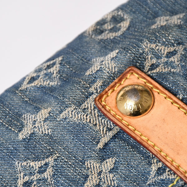極美品 LOUIS VUITTON ルイヴィトン ハンドバッグ ネオカヴィGM M95350 モノグラムデニム ゴールド金具 中古 4a003035