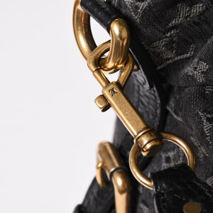 LOUIS VUITTON ルイヴィトン ネオカヴィ MM ハンドバッグ M95351 モノグラム デニム ブラック 2WAY ゴールド金具 美品 中古 4a002877