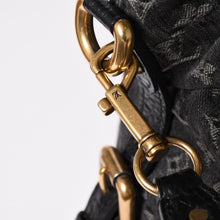 画像をギャラリービューアに読み込む, LOUIS VUITTON ルイヴィトン ネオカヴィ MM ハンドバッグ M95351 モノグラム デニム ブラック 2WAY ゴールド金具 美品 中古 4a002877