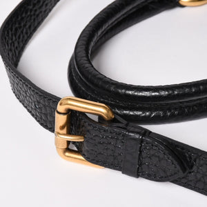 LOUIS VUITTON ルイヴィトン ネオカヴィ MM ハンドバッグ M95351 モノグラム デニム ブラック 2WAY ゴールド金具 美品 中古 4a002877