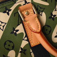 Load image into Gallery viewer, 極美品 LOUIS VUITTON ルイヴィトン ×村上隆 キーポルバンドリエール55 モノグラムモフラージュ M95774 ゴールド金具 中古 4a002879