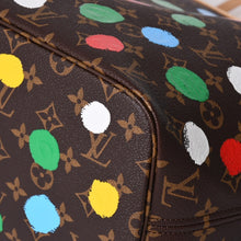 画像をギャラリービューアに読み込む, 新品同様 LOUIS VUITTON ルイヴィトン LV×YK ネヴァーフルＭＭ M46381 草間彌生 モノグラム ブラウン 中古 4a002836