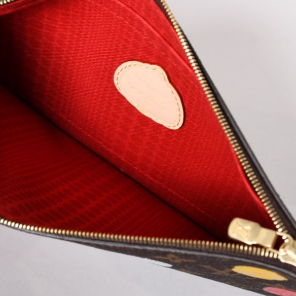 新品同様 LOUIS VUITTON ルイヴィトン LV×YK ネヴァーフルＭＭ M46381 草間彌生 モノグラム ブラウン 中古 4a002836