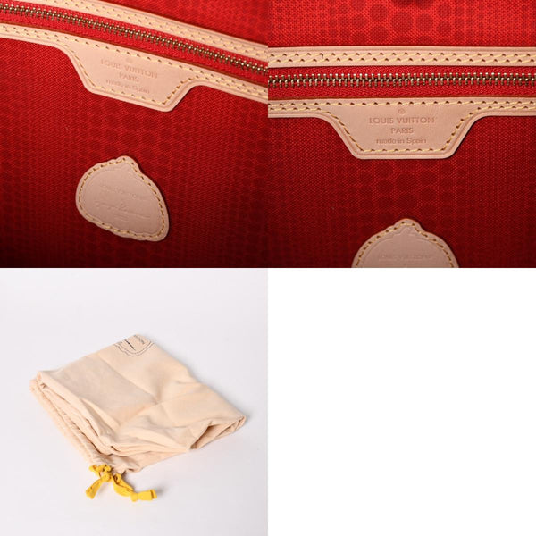 新品同様 LOUIS VUITTON ルイヴィトン LV×YK ネヴァーフルＭＭ M46381 草間彌生 モノグラム ブラウン 中古 4a002836
