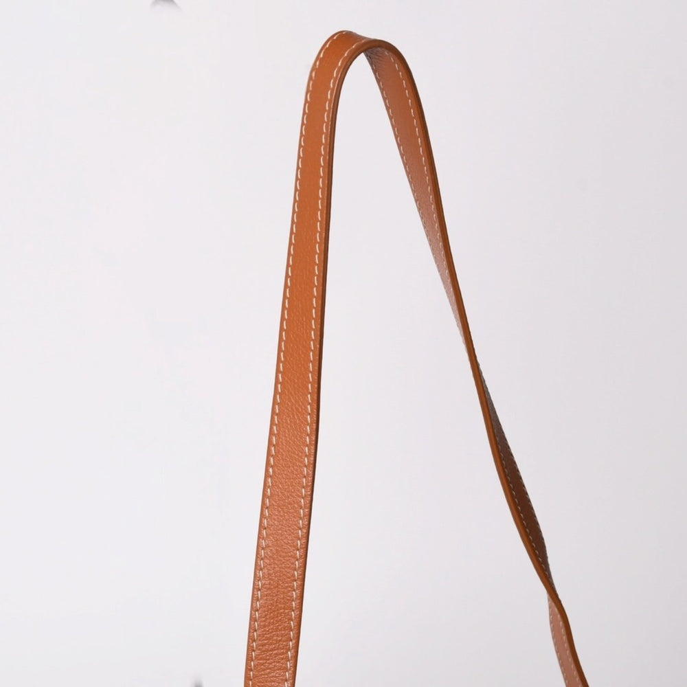 New and unused GOYARD Petitfro bucket bag brown shoulder bag coated canvas calfskin used 4a002823