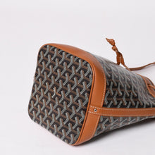 画像をギャラリービューアに読み込む, 新品未使用 GOYARD ゴヤール プティフロ バケット バッグ ブラウン ショルダーバッグ コーティングキャンバス カーフスキン 中古 4a002823