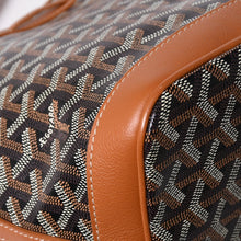画像をギャラリービューアに読み込む, 新品未使用 GOYARD ゴヤール プティフロ バケット バッグ ブラウン ショルダーバッグ コーティングキャンバス カーフスキン 中古 4a002823