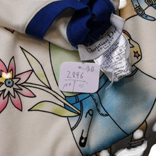 Load image into Gallery viewer, 極美品 Christian Dior クリスチャンディオール ヴィンテージ リンガーTシャツ ガリアーノ期 Tシャツ ホワイト ブルー 平成レトロデザイン 5E16155204 中古 4a002896