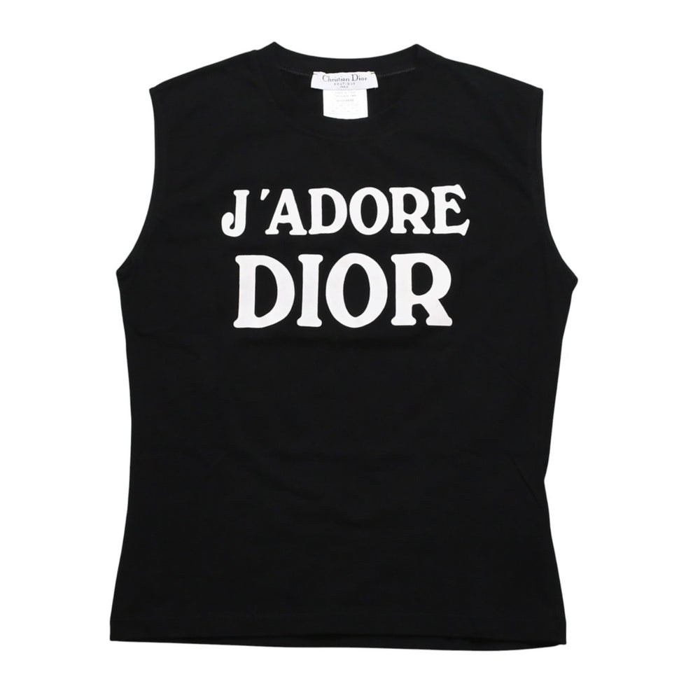 Very Good Condition Christian Dior J'ADORE DIOR Tank Top 422H12155300 Size 42 Galliano Period Used 4a002894