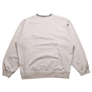 Supreme シュプリーム Double S Crewneck 2022SS ヘザーオートミール スウェット SW クルーネック リンガーネック XLサイズ 美品 中古 4a003062