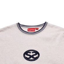 画像をギャラリービューアに読み込む, Supreme シュプリーム Double S Crewneck 2022SS ヘザーオートミール スウェット SW クルーネック リンガーネック XLサイズ 美品 中古 4a003062