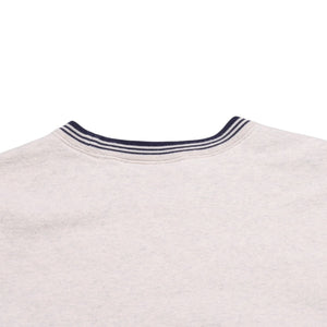 Supreme シュプリーム Double S Crewneck 2022SS ヘザーオートミール スウェット SW クルーネック リンガーネック XLサイズ 美品 中古 4a003062