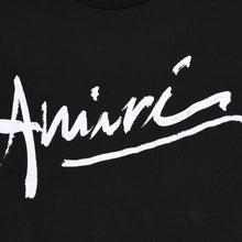 画像をギャラリービューアに読み込む, 極美品 AMIRI アミリ 半袖Tシャツ AMTOJR1020 サイズXL プリント コットン ブラック 中古 4a003416