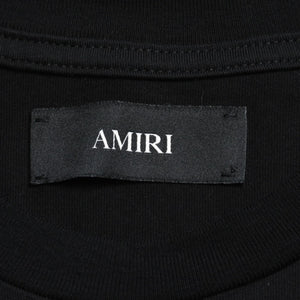 Very Good Condition AMIRI Short Sleeve T-shirt AMTOJR1020 Size XL Print Cotton Black Used 4a003416