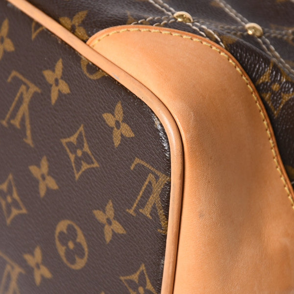 LOUIS VUITTON ルイヴィトン リヴェット ハンドバッグ M40140 モノグラム PVC レザー ブラウン ゴールド金具 中古 美品 中古 4a002907