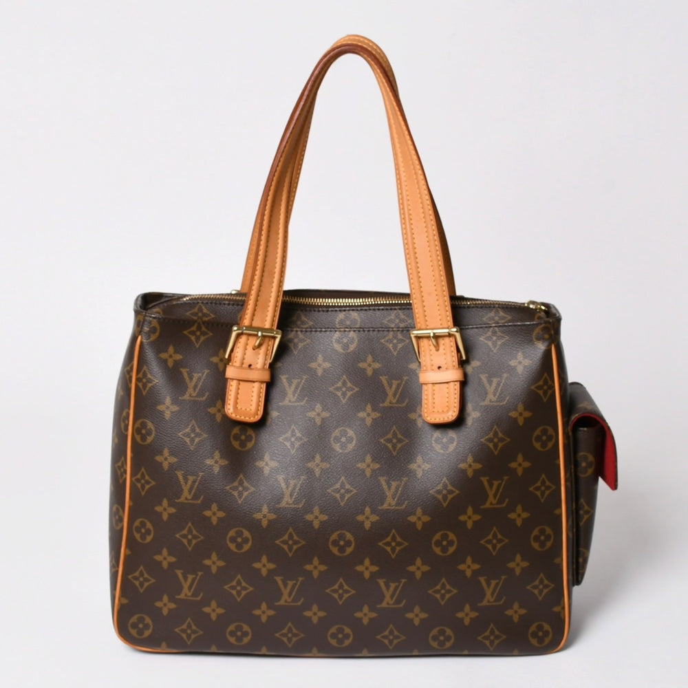 極美品 LOUIS VUITTON ルイヴィトン ミュルティプリ シテ ハンドバッグ M51162 モノグラム PVC レザー ゴールド金具 中古 4a003041