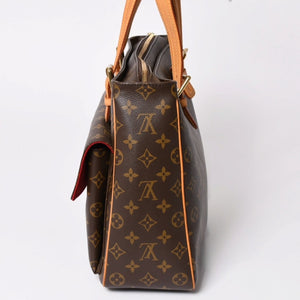 極美品 LOUIS VUITTON ルイヴィトン ミュルティプリ シテ ハンドバッグ M51162 モノグラム PVC レザー ゴールド金具 中古 4a003041