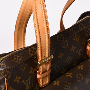 極美品 LOUIS VUITTON ルイヴィトン ミュルティプリ シテ ハンドバッグ M51162 モノグラム PVC レザー ゴールド金具 中古 4a003041