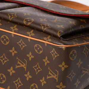 極美品 LOUIS VUITTON ルイヴィトン ミュルティプリ シテ ハンドバッグ M51162 モノグラム PVC レザー ゴールド金具 中古 4a003041